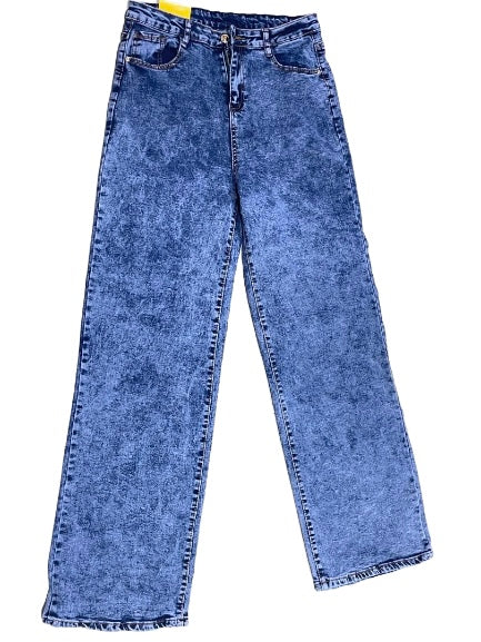 High-Waisted Loose-Fit Jeans