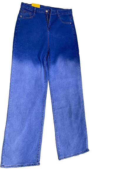 Fade Wide-Leg Denim Jeans